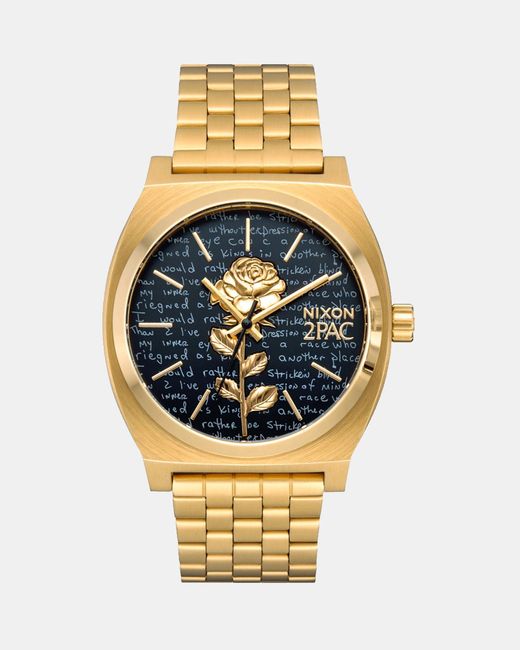 Nixon Metallic 2pac Time Teller Watch