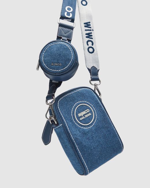 Mimco Denim Est. 96 Tech Cross Body Bag in Blue Lyst Australia