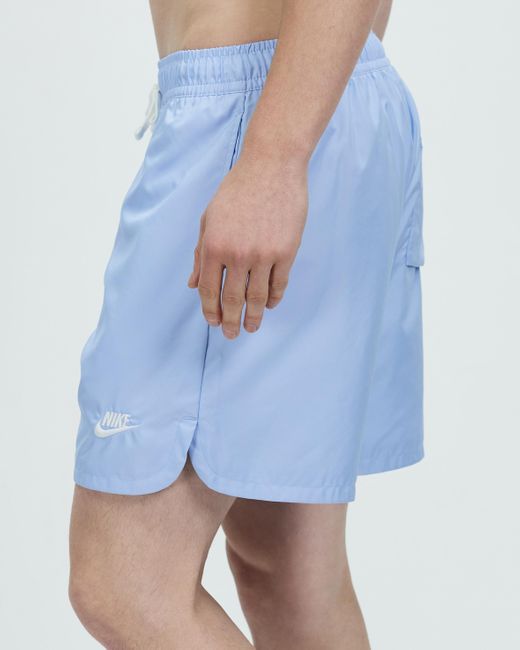 Nike Essentials Woven Lined Flow Shorts in Light Marine & White (Blue) for  Men | Lyst Australia