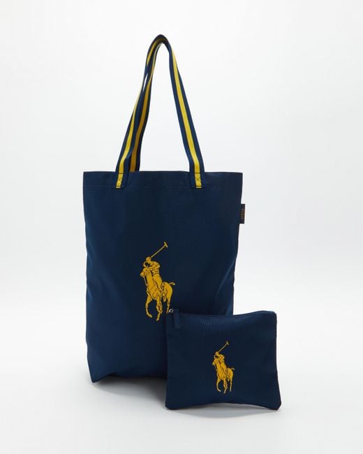 Polo Ralph Lauren Blue Eco Bag Iconic Exclusive