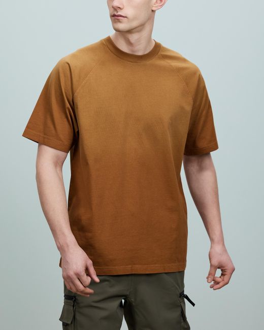 Carhartt Brown Ss Sol T Shirt for men