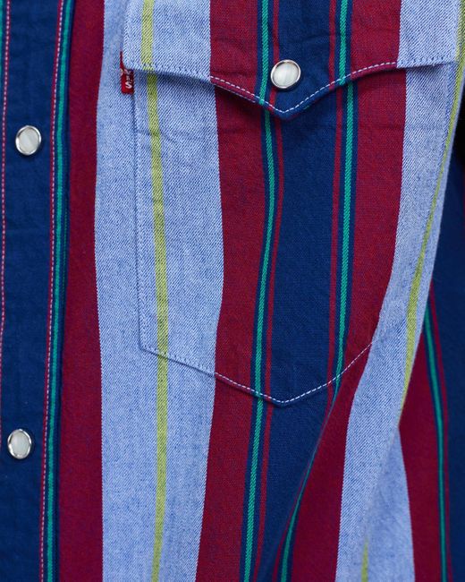 Levi's Relaxed Fit Western Shirt in Blue for | Lyst Australia