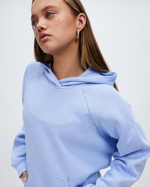 adidas Sportswear Australia Szn Blue Hoodie All Fleece Boyfriend | Lyst in