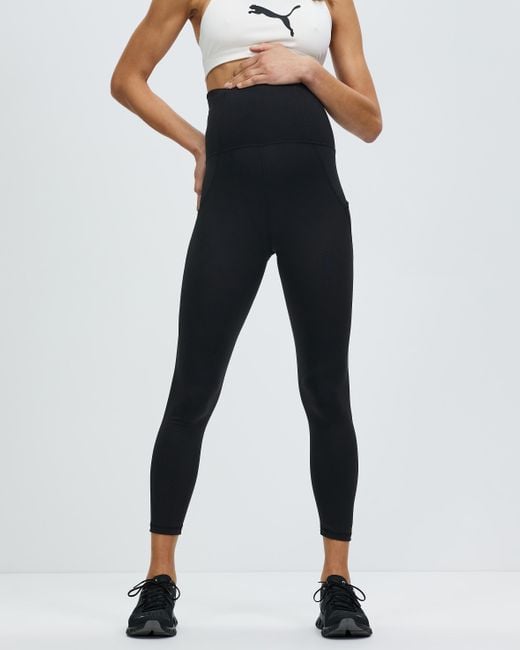 PUMA Studio Maternity Fav Forever High Waist 7 8 Tights in Black Lyst