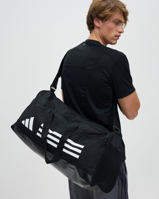 adidas Originals Essentials Training Duffel Bag Medium in Black | Lyst  Australia