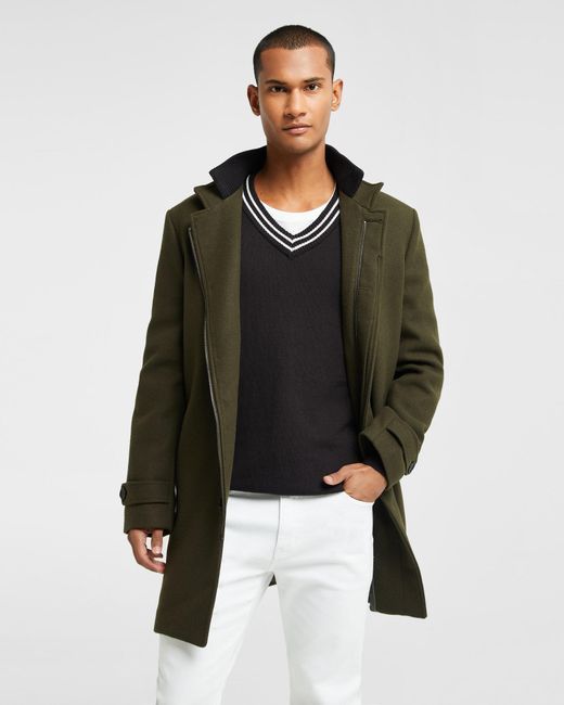 Yd Pyrmont Coat in Black for Men Lyst Australia