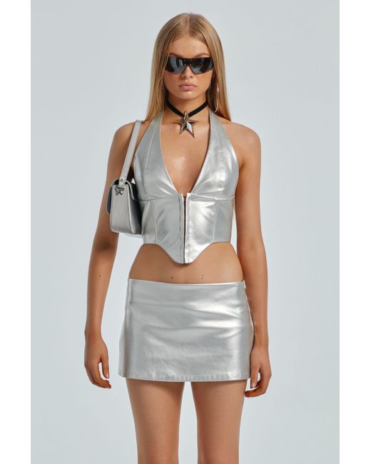 The Kript Kerby Corset Top in White Lyst UK