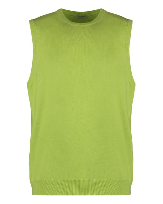 Malo Green Knitted Vest for men