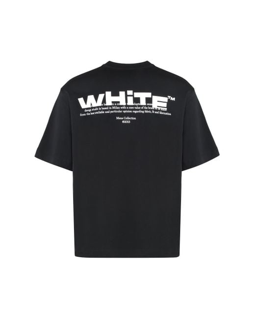 Off-White c/o Virgil Abloh Black Cotton Crew-Neck T-Shirt