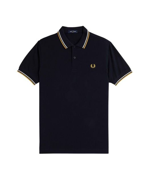 Fred Perry Blue T-Shirts And Polos