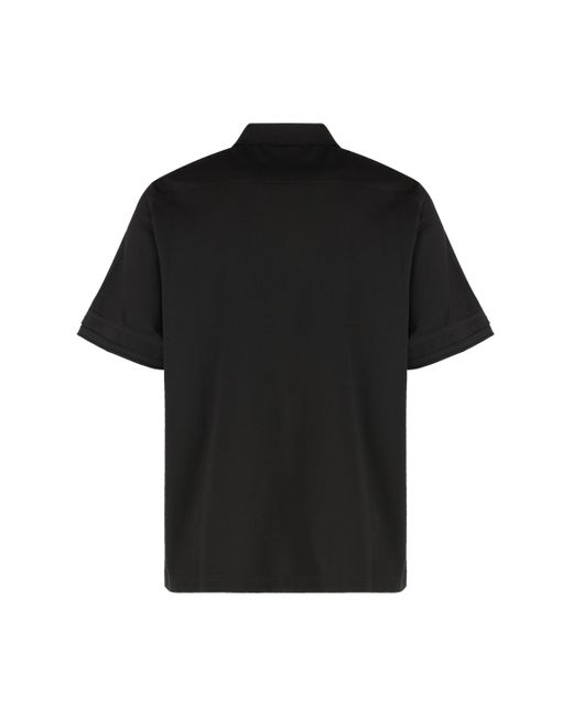 Roberto Collina Black Cotton Polo Shirt