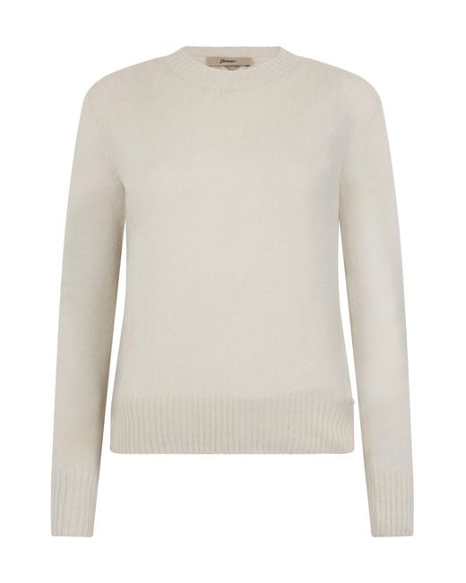 Herno White Light Sweater