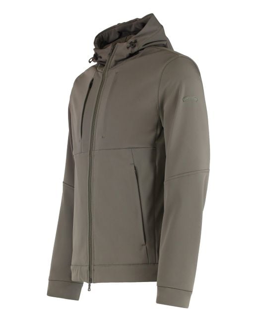 Paul & Shark Green Techno Fabric Jacket