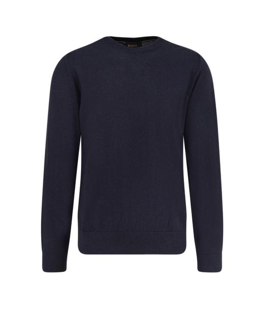 Boss Blue Sweaters