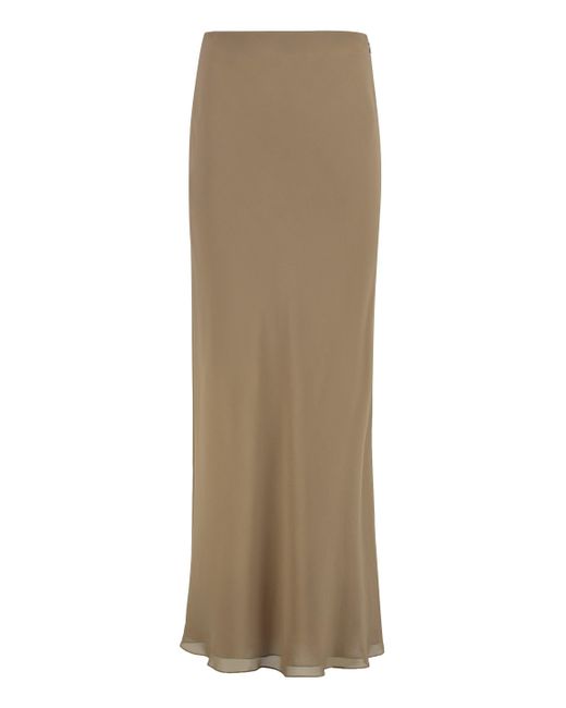 Khaite Natural Silk Skirt