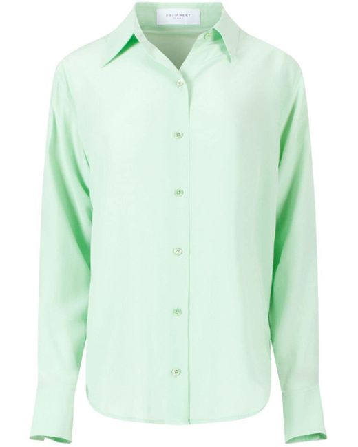 Equipment Green Shirts