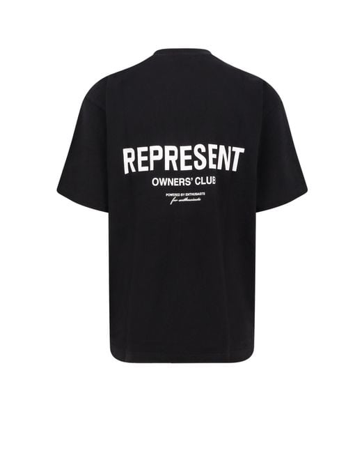 Represent Black T-Shirts And Polos