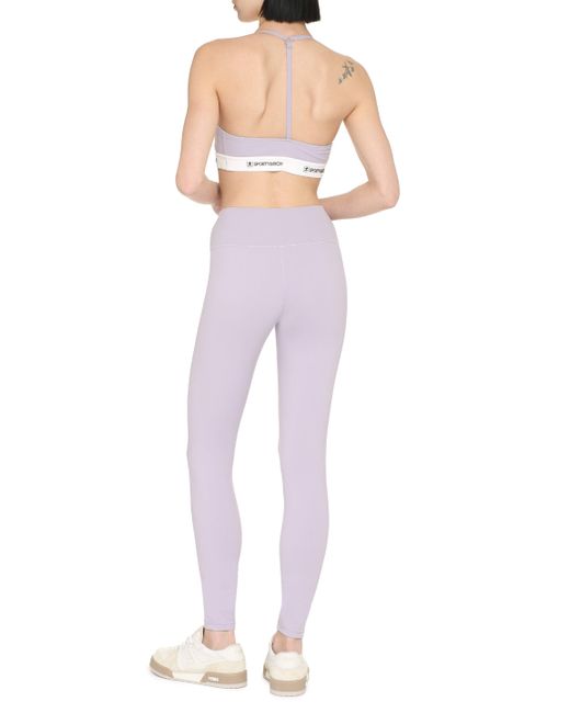 Sporty & Rich Purple Logo Sporty Tank-top