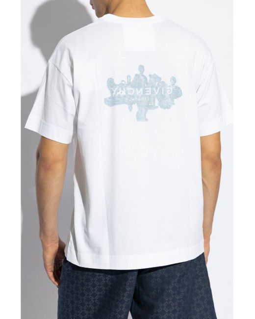Givenchy White T-Shirts And Polos