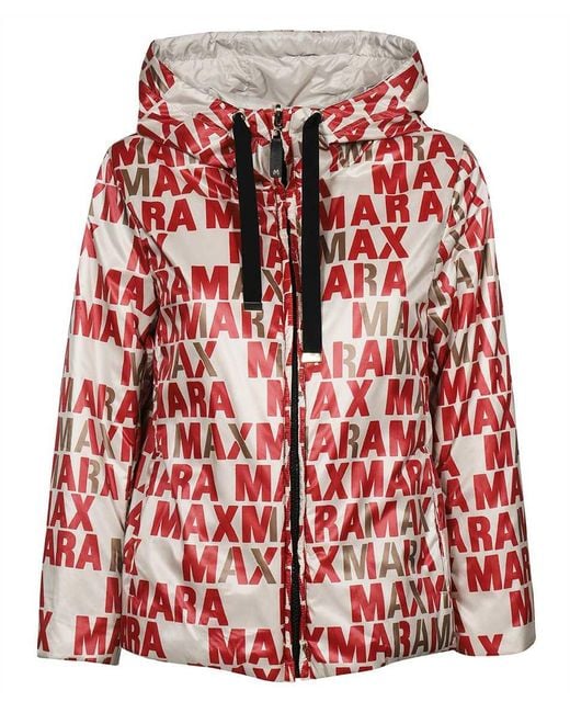 Max Mara Red Padded Jacket