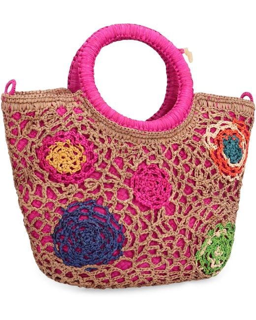 MADE FOR A WOMAN Pink Daddy Fleurs S Handbag