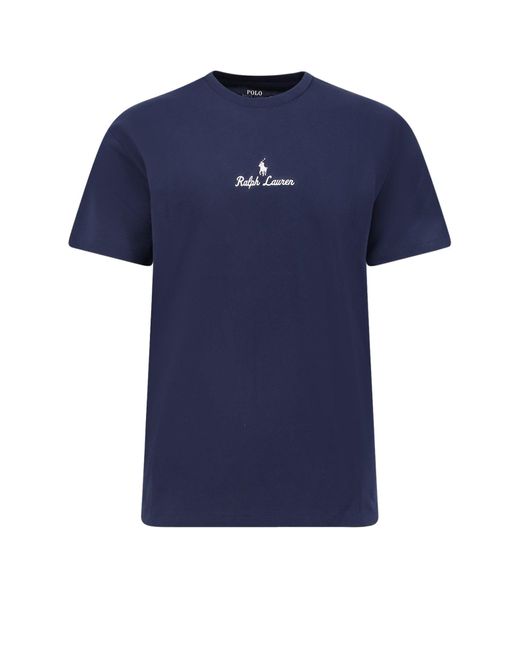 Polo Ralph Lauren Blue T-Shirts And Polos