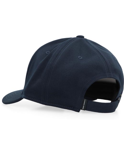 Canada Goose Blue Arctic Disc Logo Baseball Cap for men
