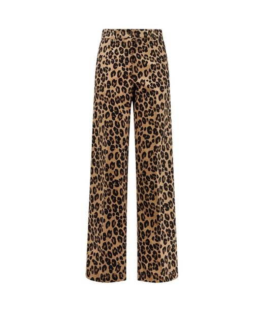 Aspesi Natural Trousers Spotted