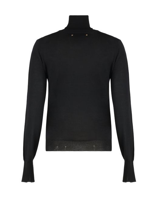 Golden Goose Deluxe Brand Black Dilara Virgin Wool Turtleneck Sweater