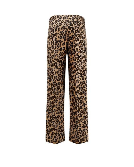 Aspesi Natural Trousers Spotted