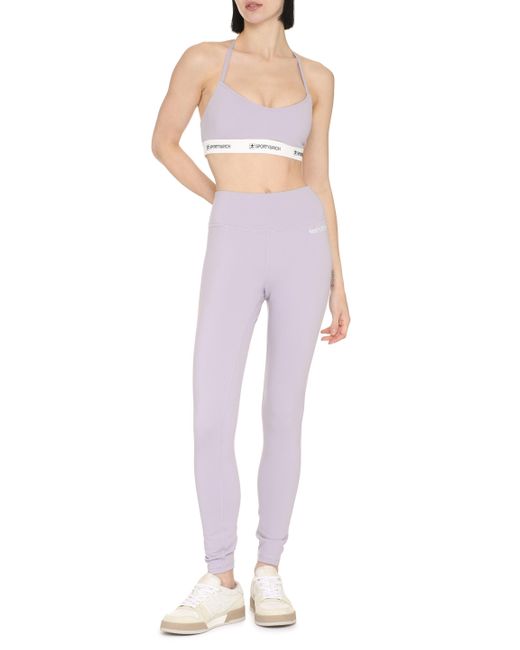 Sporty & Rich Purple Logo Sporty Tank-top