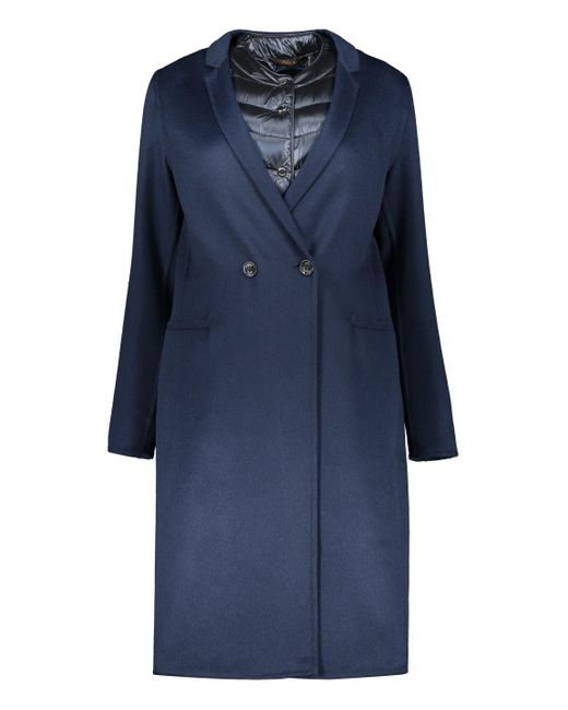 Moorer Blue Coat With Removable Inner Vest