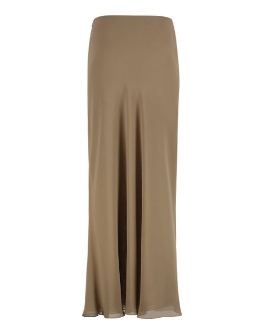 Khaite Natural Silk Skirt
