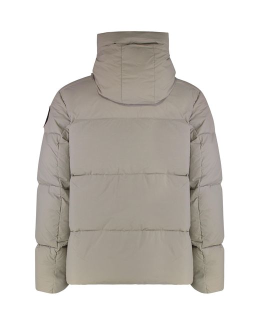 Canada Goose Gray Padded Jacket Crofton Label