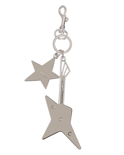 Versace Red Tone Metal Key Ring And Clasp