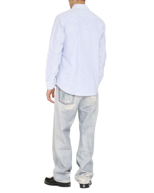 THE (Alphabet) Blue The (Shirt) for men
