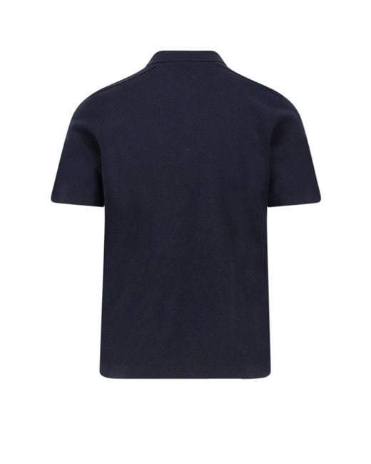 Burberry Blue T-Shirts And Polos