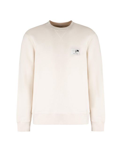 Golden Goose Deluxe Brand Natural Archibald Cotton Crew-neck Sweatshirt for men