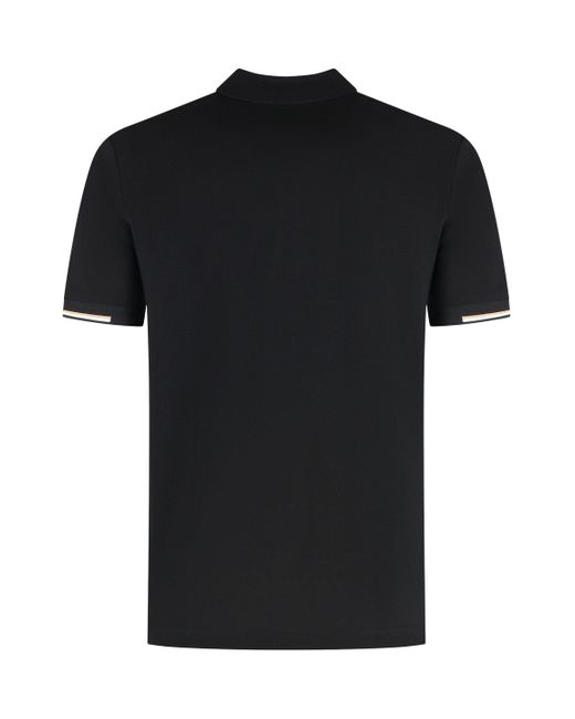 Boss Black Cotton-Piqué Polo Shirt for men