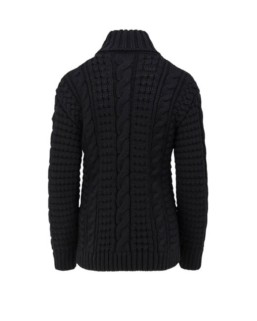 Moncler Genius Black Moncler 4 Edward Enninful Ee72 Virgin Wool Turtleneck
