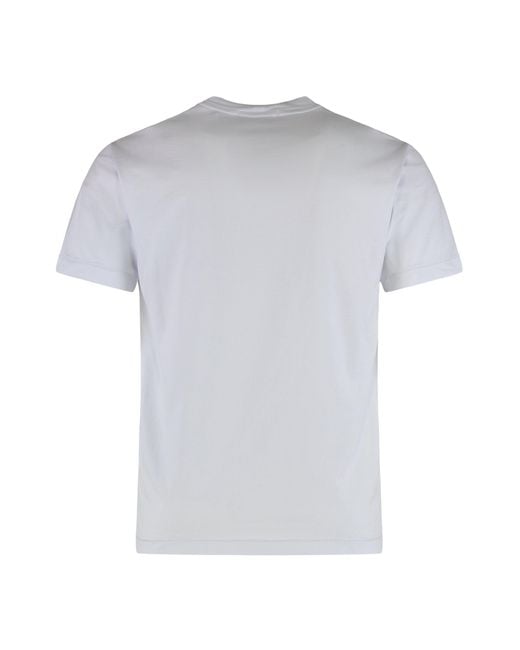 Stone Island White Crew Neck T-Shirt
