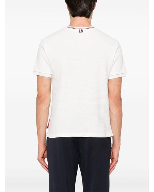 Thom Browne White T-Shirts And Polos