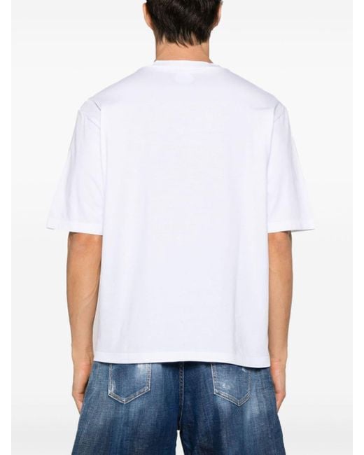 DSquared² White T-Shirts And Polos