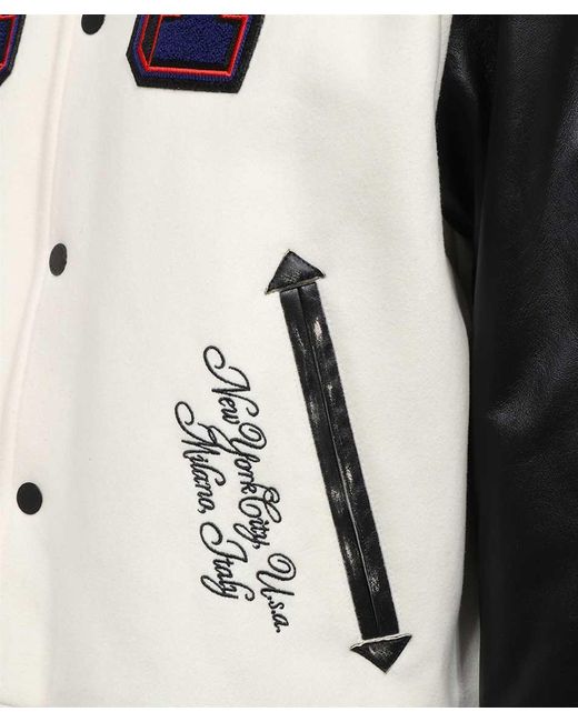 Heron Preston Black Embroidered Bomber Jacket With Appliqué for men