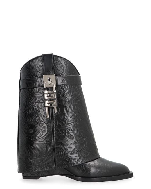 Givenchy Black Cowboy & Biker Boots
