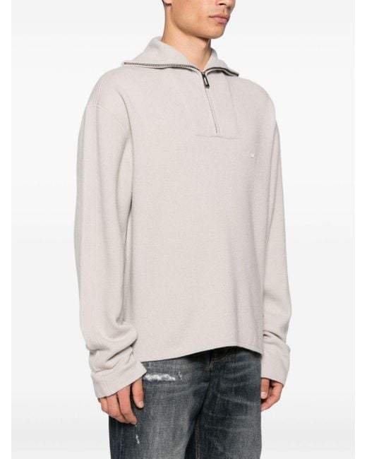 Emporio Armani White Sweaters