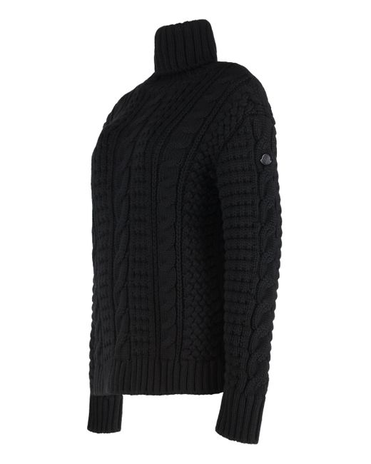 Moncler Genius Black 4 Moncler Edward Enninful - Virgin-wool Turtleneck Sweater