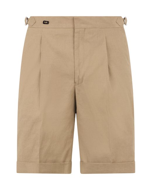 Moorer Women's Natural Bermuda With A Classic And Versatile Design