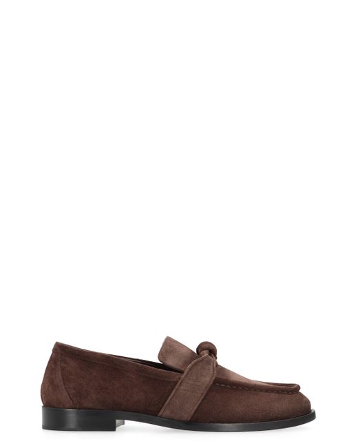 Bottega Veneta Brown Astaire Suede Loafers