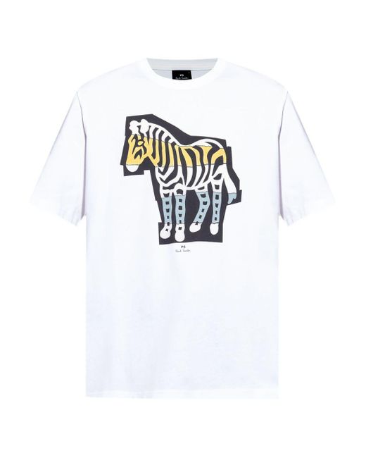Paul Smith White T-Shirts And Polos